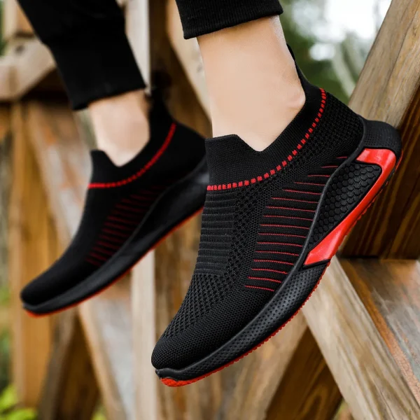 Hot Sale Fashion Running Sneaker Unisex Zapatillas Sport Shoe Soft Boots Sock Shoes for Men Women - Image 2