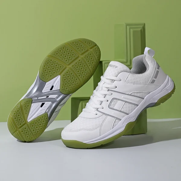 2025 Factory Custom Indoor Spring Sport Shoes Professional Lightweight Female Volleyball Shoes Woman Badminton Pickleball Shoes - Image 2