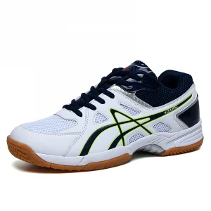 Wholesale  Padel Badminton Shoes Mesh PVC Breathe Volleyball Table Tennis Shoes Soft Sneakers Footwear in Stock for Men Retail