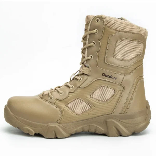 Waterproof Desert Boots High Top Outdoor Shoes Men's Tactical Boots for Men Size 40-47 - Image 6