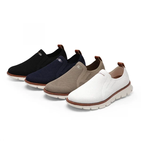 Wholesale Classic Latest Drop Shipping Trendy Classic Canvas Cow Suede Decoration Formal Boat Flat Lazy Mens Womens Loafer Shoes - Image 5