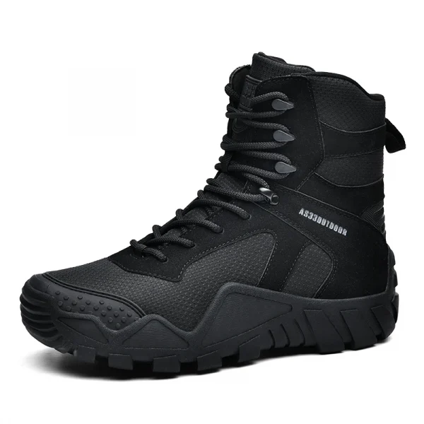 Customized High Climbing Manufacture in STOCK Desert Trending and High-Top Hiking Boots New Rubber Breathable Men'S Shoe - Image 2