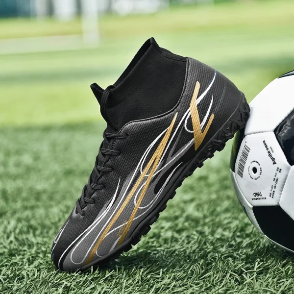Fashionable Style Cheap Turf Sport Indoor Soccer Shoes Football Boots for Men - Image 5
