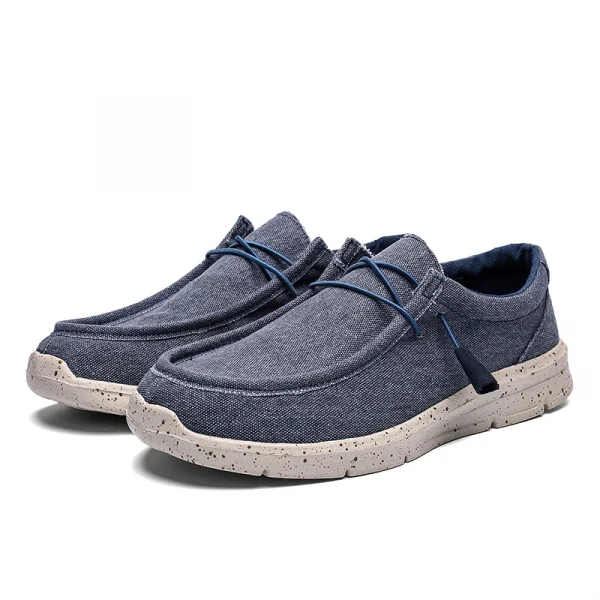 Wholesale Classic Size 48 Latest Casual Loafers Canvas Boat Shoes for Men - Image 6