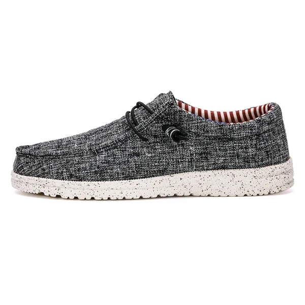 Classic Latest Customized Luxury Fashion Custom Canvas Retro Modern Sport Bowknot Lazy Knit Boat Flat Mens Womens Loafer Shoes - Image 5