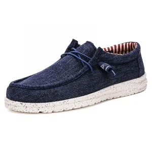 Classic Latest Customized Luxury Fashion Custom Canvas Retro Modern Sport Bowknot Lazy Knit Boat Flat Mens Womens Loafer Shoes