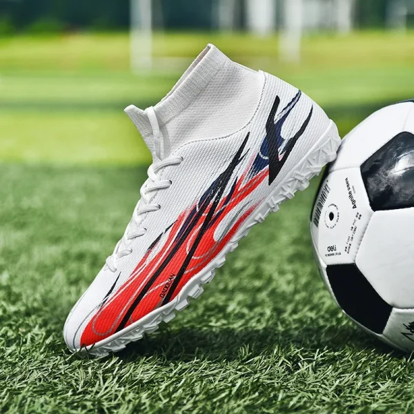 Fashionable Style Cheap Turf Sport Indoor Soccer Shoes Football Boots for Men - Image 4