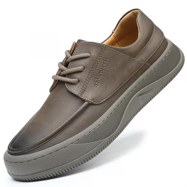 New 2025 Models Top Grade Cow Leather Casual Oxford Shoes for Men Fashion Italy Design Boat Shoe Sneaker Durable Best Quality - Image 2