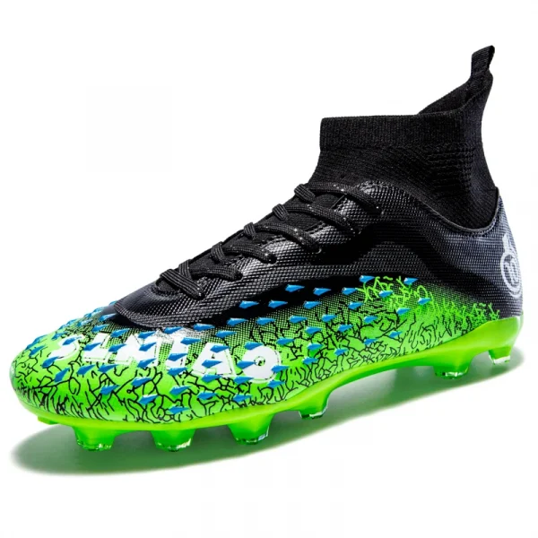 Greatshoes Green Football Shoes Soccer Boots Supplier,Field Football Boot Original Futsal Soccer Shoes Men - Image 5