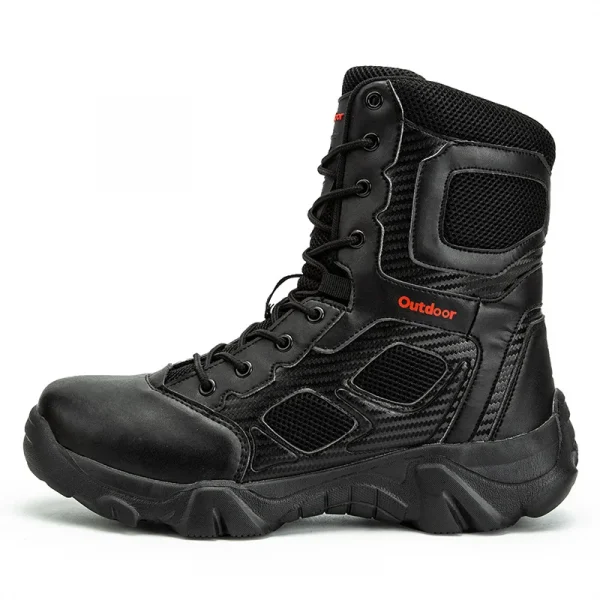 Waterproof Desert Boots High Top Outdoor Shoes Men's Tactical Boots for Men Size 40-47 - Image 4