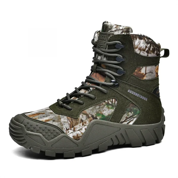 Customized High Climbing Manufacture in STOCK Desert Trending and High-Top Hiking Boots New Rubber Breathable Men'S Shoe - Image 6