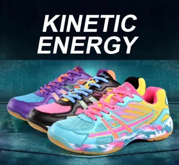 Colorful Adult Running Shoes Indoor Gym Cross Training Sneakers Breathable Volleyball Badminton Tennis Shoes - Image 2