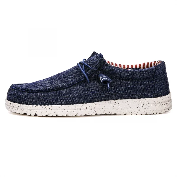 Classic Latest Customized Luxury Fashion Custom Canvas Retro Modern Sport Bowknot Lazy Knit Boat Flat Mens Womens Loafer Shoes - Image 4
