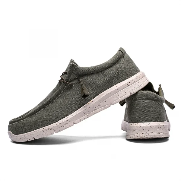 Wholesale Classic Size 48 Latest Casual Loafers Canvas Boat Shoes for Men - Image 4