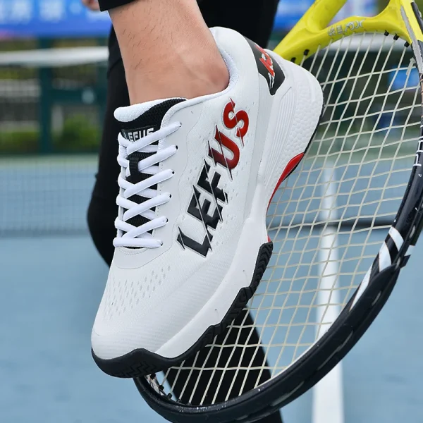 2025New Professional Badminton Shoes for Men and Women With Anti-slip Wear Breathable Tennis Volleyball Table Tennis Shoes - Image 3