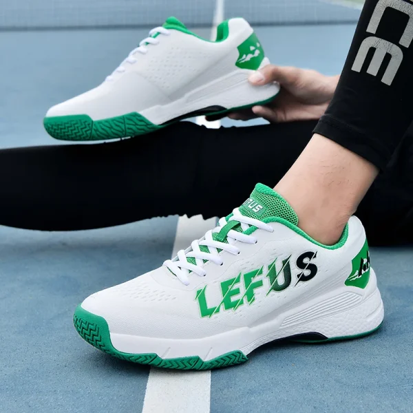 2025New Professional Badminton Shoes for Men and Women With Anti-slip Wear Breathable Tennis Volleyball Table Tennis Shoes - Image 4