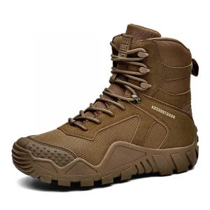 Customized High Climbing Manufacture in STOCK Desert Trending and High-Top Hiking Boots New Rubber Breathable Men'S Shoe