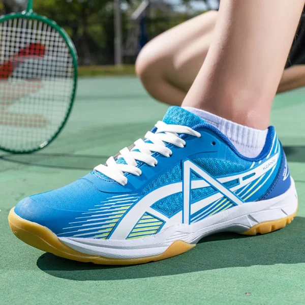 High Quality Men's Women's Outdoor Badminton Shoes Indoor Breathable Anti-skid Volleyball Sport Shoes Professional Padel Shoes - Image 3