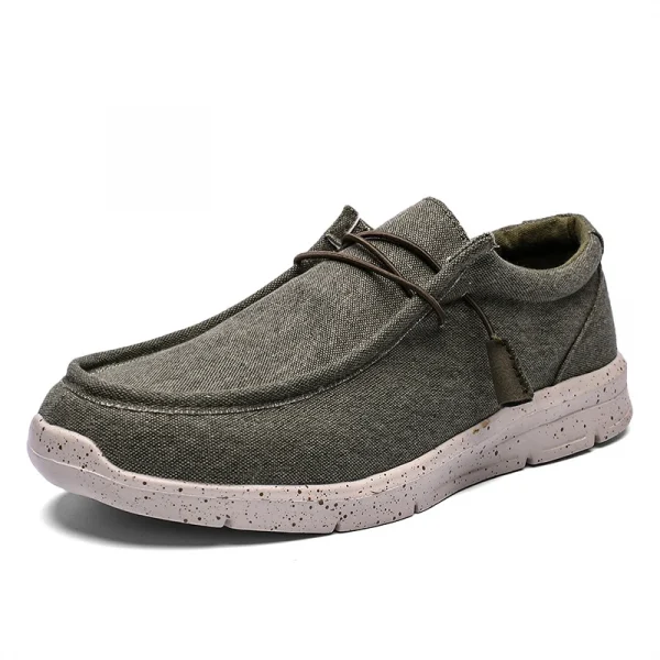Wholesale Classic Size 48 Latest Casual Loafers Canvas Boat Shoes for Men - Image 3