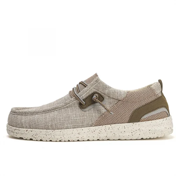 Fashion Hot Sale Wholesale Latest Canvas Cow Suede Sport Knit Casual Boat Flat Moccasin Lazy Driving Mens Womens Loafer Shoes - Image 4