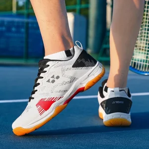 New Fashion  Professional Badminton Shoes Breathable Wear Lightweight Shock Absorption Men and Women Volleyball Shoes