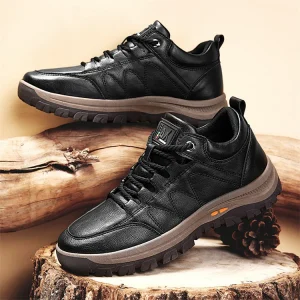 Wholesale Fashion Outdoor Climbing Sports Men's Western Waterproof  Ankle Platform Safety Boots