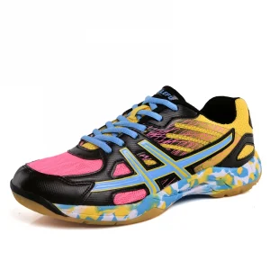 Colorful Adult Indoor Gym Cross Training Sneakers Breathable Volleyball Badminton Tennis Shoes