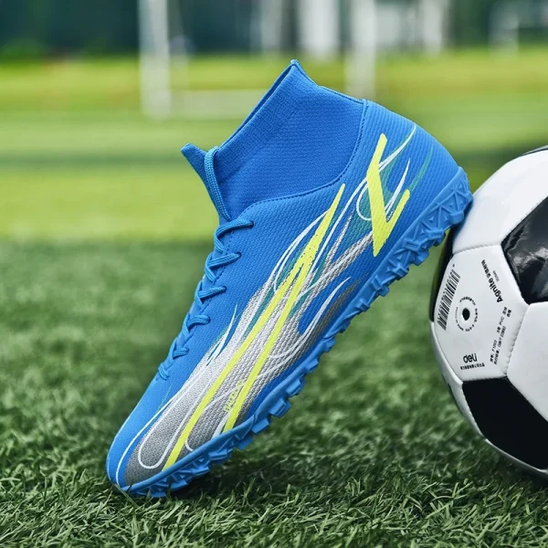 Fashionable Style Cheap Turf Sport Indoor Soccer Shoes Football Boots for Men - Image 3