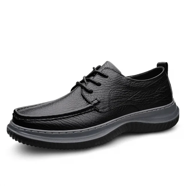 Models Best Sale Lofer Shoes for Men Boat Shoes Real Cow Leather Lace-up Business Casual Arch Support Quality Big 46 - Image 6