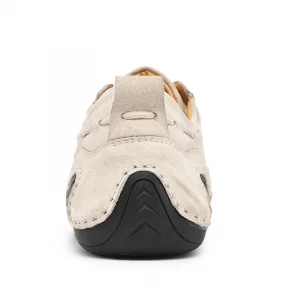 Outdoor Men Casual Shoes Men Suede Leather Sneakers Handmade Breathable Mens Loafers Moccasins Flat Driving Boat Shoes Plus Size