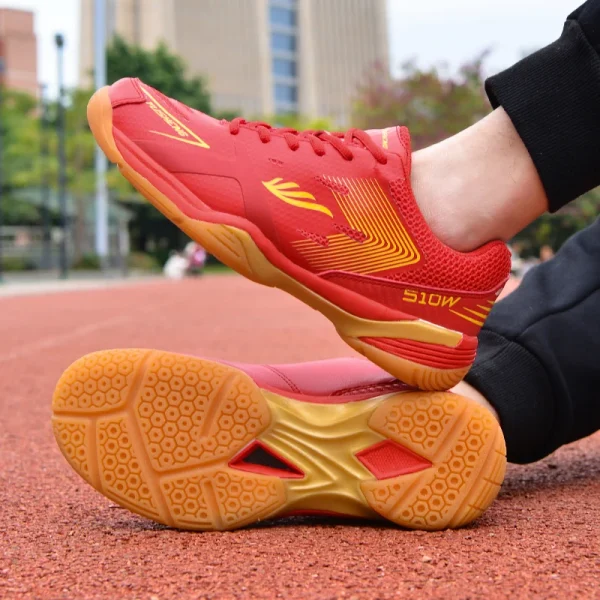 Professional Breathable Badminton Volleyball Shoes Indoor Sport Training Sneakers Tennis Shoes for Men - Image 3