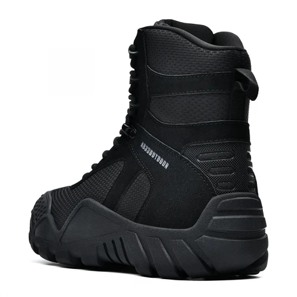 Customized High Climbing Manufacture in STOCK Desert Trending and High-Top Hiking Boots New Rubber Breathable Men'S Shoe - Image 4